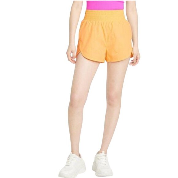 All In Motion Women's High-Rise Crinkle Shorts 3" - Orange I Size: XXL - Picture 1 of 7